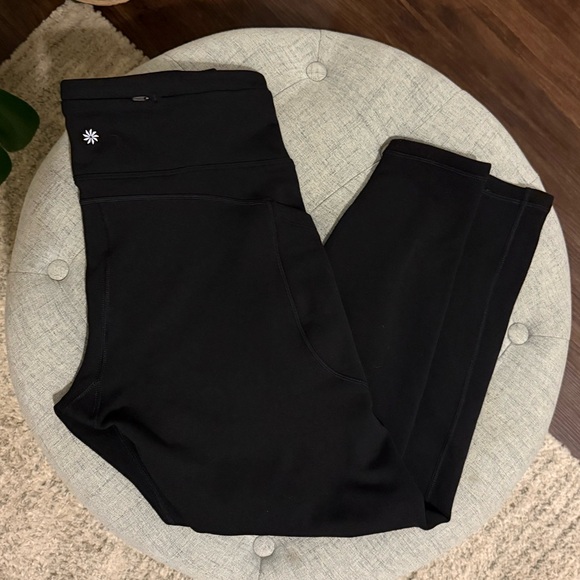 Athleta Altitude Fleece Lined Stash High Rise Legging Large Legging✨Retail $129 - Picture 2 of 6